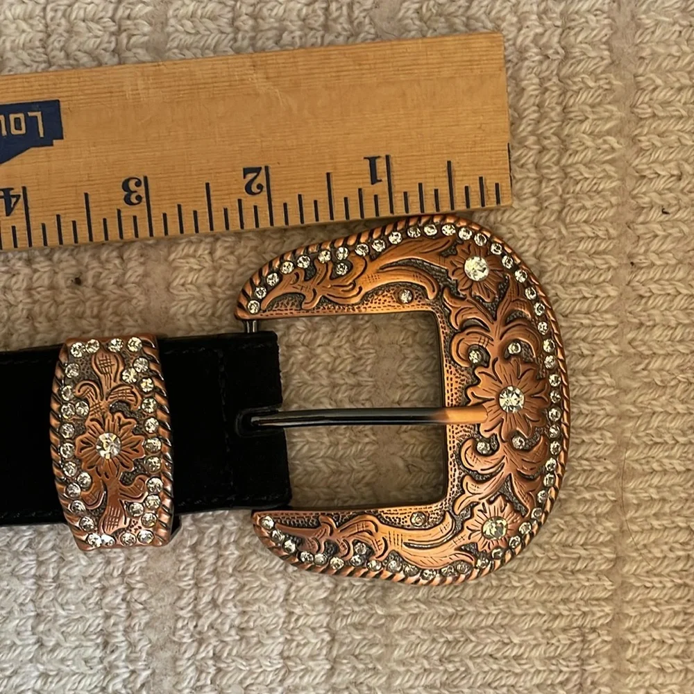 Leather belt western buckle - Picture 7 of 10